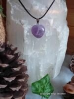Pendentif coeur améthyste – Image 3
