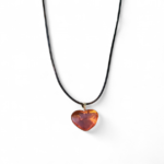 Pendentif coeur ambre – Image 6