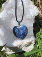 Pendentif coeur lapis lazuli