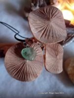 Pendentif coeur fluorite verte – Image 3