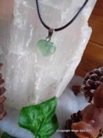 Pendentif coeur fluorite verte – Image 5