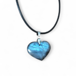 Pendentif coeur labradorite – Image 2