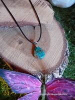 Pendentif goutte chrysocolle – Image 3