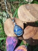 Pendentif goutte strass lapis lazuli – Image 4