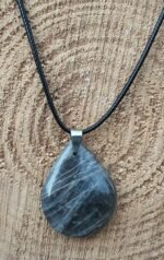Pendentif pierre de lune noire – Image 6