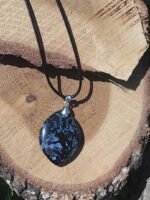 Pendentif goutte gabbro – Image 3