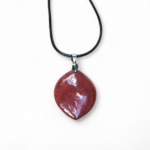 Pendentif jaspe rouge naturelle – Image 2