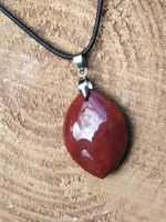 Pendentif jaspe rouge naturelle – Image 5