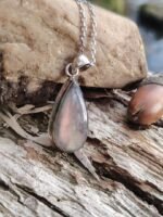 Pendentif labradorite violette