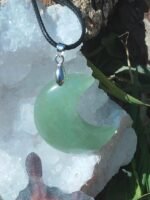 Pendentif lune aventurine verte – Image 4