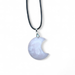 Pendentif lune quartz rose – Image 4