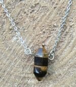Pendentif pointe oeil de tigre – Image 4
