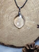 Pendentif goutte cristal de roche – Image 4