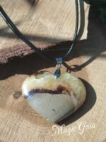 Pendentif septaria coeur – Image 4