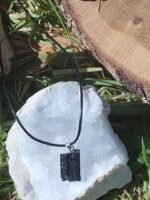 Pendentif tourmaline noire brute – Image 5