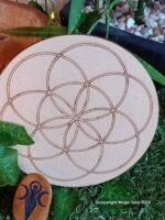 Plateau en bois graine de vie - 15 cm – Image 4