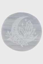 Plateau sélénite lune et ses cristaux – Image 2