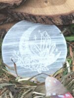 Plateau sélénite lune et ses cristaux – Image 6