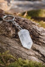 Porte - clés ou bijou de sac cristal de roche – Image 3