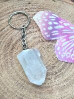 Porte - clés ou bijou de sac cristal de roche – Image 5