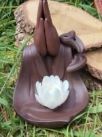 Porte-encens backflow mains lotus – Image 5