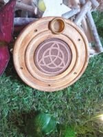 Porte - encens bois rond triquetra - 10cm – Image 6