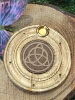 Porte - encens bois rond triquetra - 10cm – Image 5