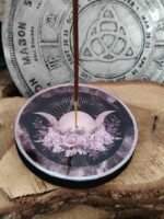 Brûleur d’encens rose triple lune – Image 6