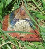 Pyramide orgonite 7 chakras fleur de vie – Image 5
