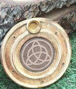 Porte - encens bois rond triquetra - 10cm – Image 3